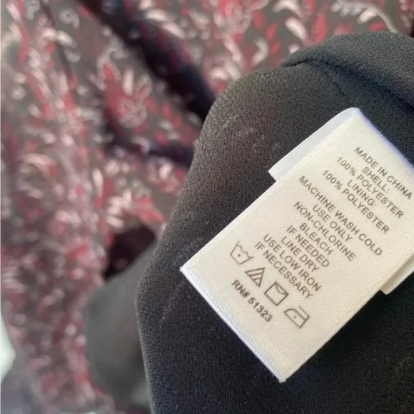 1. State Button Down Floral Blouse Bishop Sleeves - Picture 2 of 6